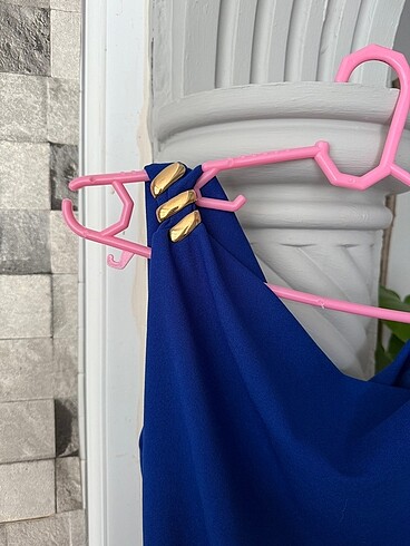 Tek omuz elbise - Görsel 2