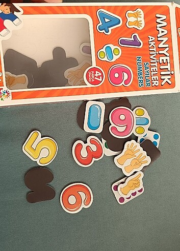  Rakam magnet oyuncak