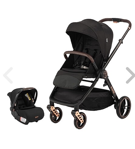 KANZ XGO PLUS BEBEK ARABASI ROSE GOLD SİYAH