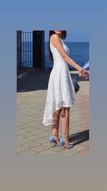 Zara Dantelli elbise