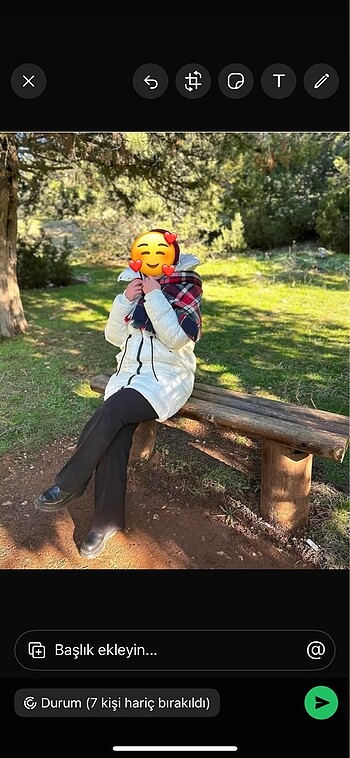 Beyaz şişme mont