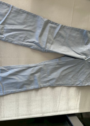 Gri Normal Kesim Kadın Denim Pantolon