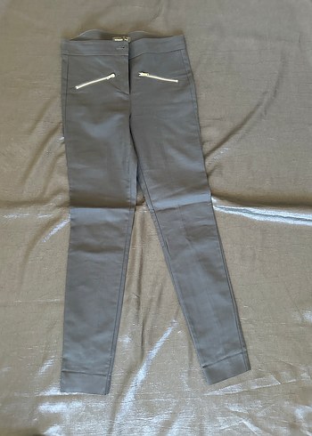 Siyah Dar Kesim mango Pantolon - Görsel 2