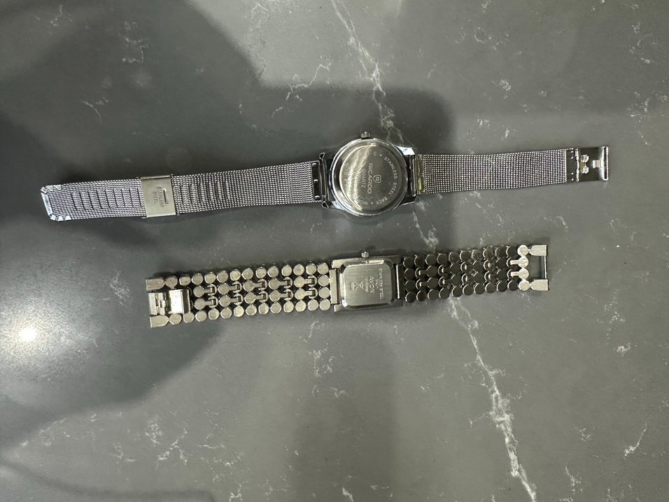 Yeşil Kadranlı ve Taşlı Vintage Kadın Saatleri Avon saat - Görsel 3