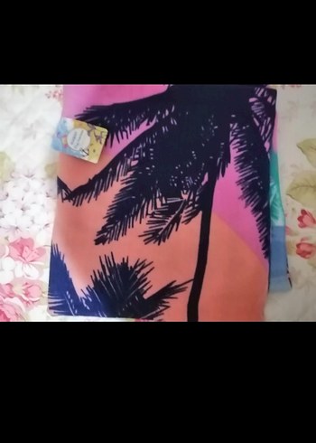 Bohem Çok Renkli Baskılı Plaj Havlusu - Görsel 4