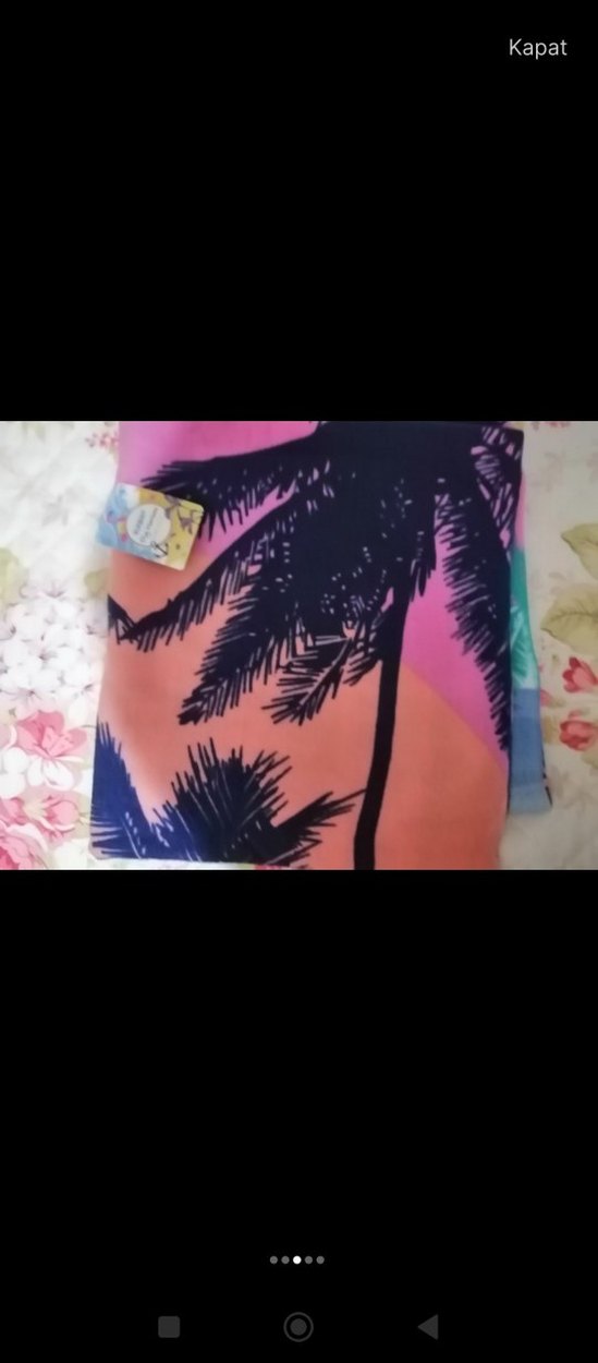 Bohem Çok Renkli Baskılı Plaj Havlusu - Görsel 4