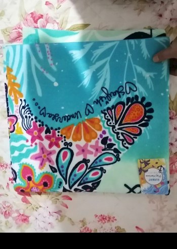 Bohem Çok Renkli Baskılı Plaj Havlusu - Görsel 2