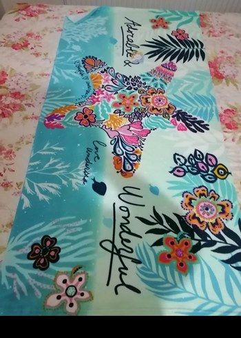 Bohem Çok Renkli Baskılı Plaj Havlusu - Görsel 3