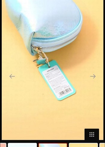 Mermaid Desenli Kadın Makyaj Çantası - Görsel 4