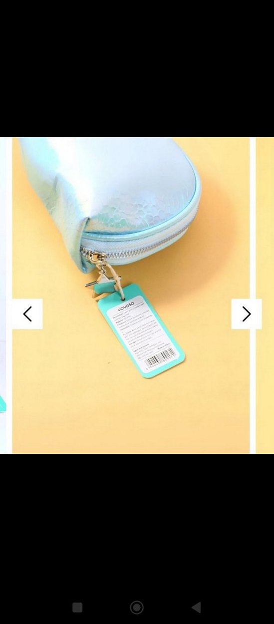 Mermaid Desenli Kadın Makyaj Çantası - Görsel 2