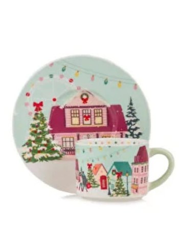 Renkli Desenli Fincan Takımı - Görsel 8