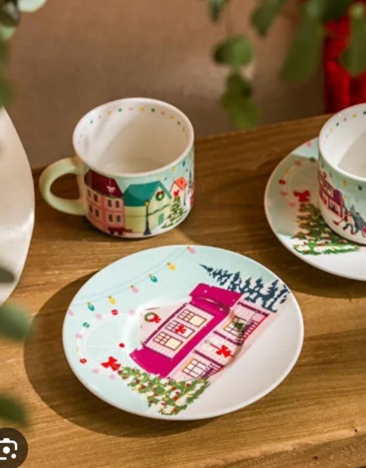 Renkli Desenli Fincan Takımı - Görsel 3