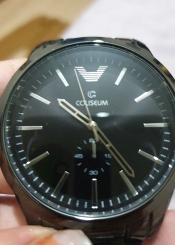 Beden siyah Renk Coliseum Siyah Minimalist Erkek Saati