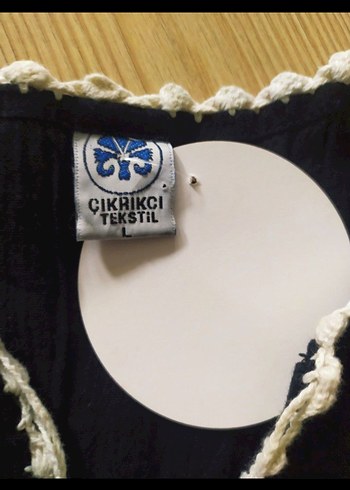 Bohem etnik Siyah Nakışlı Bluz şile bezi orijinal - Görsel 3