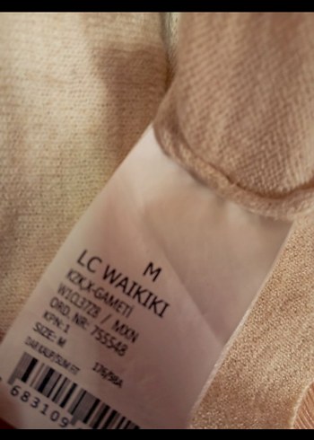 Linen Blend Krem ekru erkek Kadın Keten Uzun Kollu Basic Kazak - Görsel 4