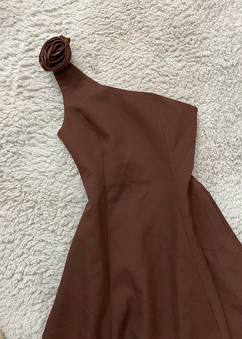 Tek Omuzlu Uzun Abiye Elbise - Görsel 3