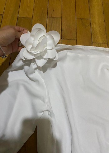 Beyaz Mini Elbise - Görsel 5