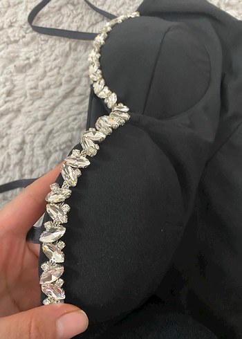 Siyah abiye Elbise - Görsel 5