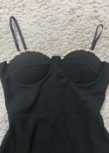 Siyah abiye Elbise - Görsel 4