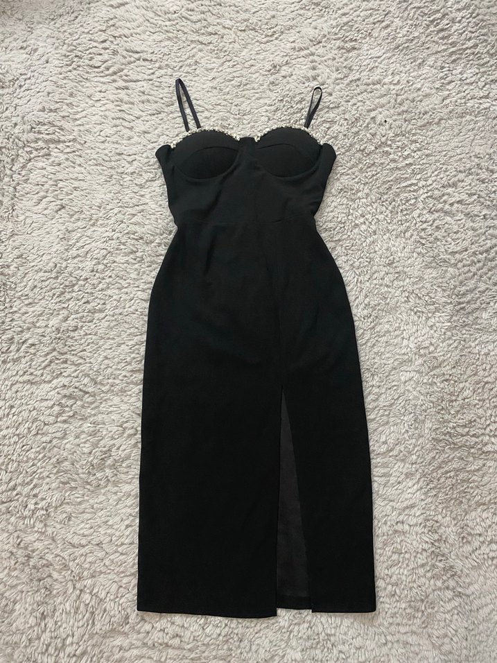 Siyah abiye Elbise - Görsel 3