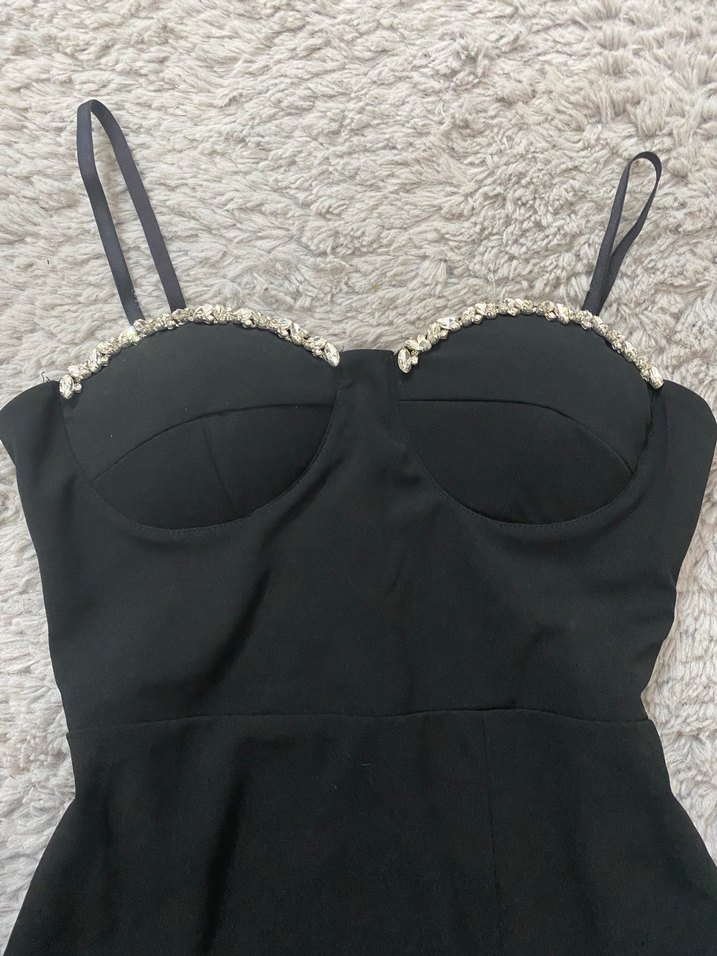 Siyah abiye Elbise - Görsel 4