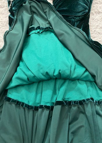 Yeni sezon Yeşil Mini Elbise - Görsel 6