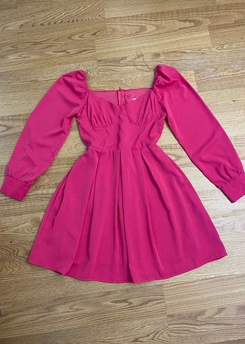 Fuşya şirin elbise - Görsel 2