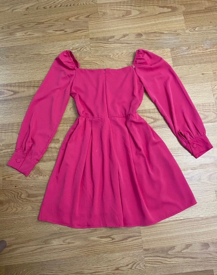 Fuşya şirin elbise - Görsel 4