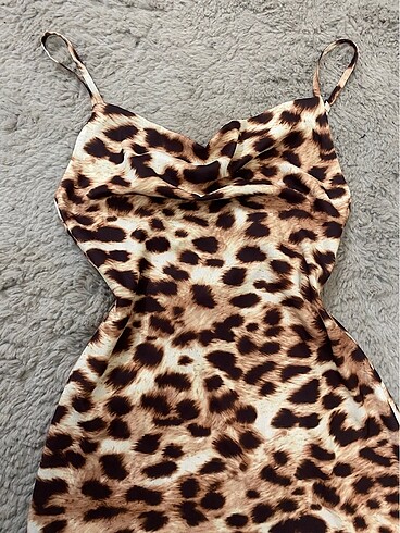 Zara Leopar elbise