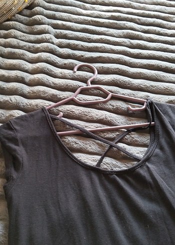 Siyah Mini Elbise - Görsel 4