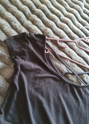 Siyah Mini Elbise - Görsel 5