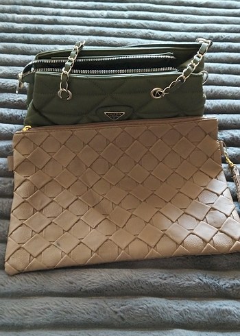 Şık Yeşil Kadın Omuz Çantası - Görsel 5