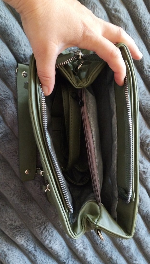 Şık Yeşil Kadın Omuz Çantası - Görsel 3