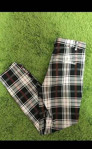kareli kumaş pantolon
