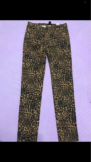 H&M leopar pantolon