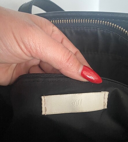  Beden siyah Renk H&M oversize siyah çanta