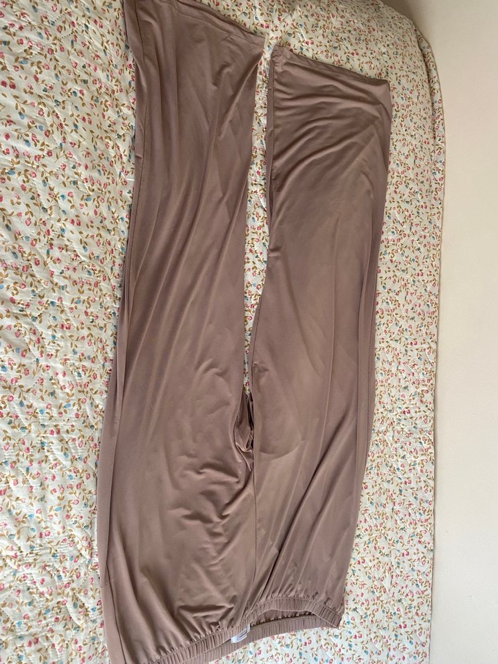 Bohem Salaş Uzun Bej Pantolon - Görsel 3