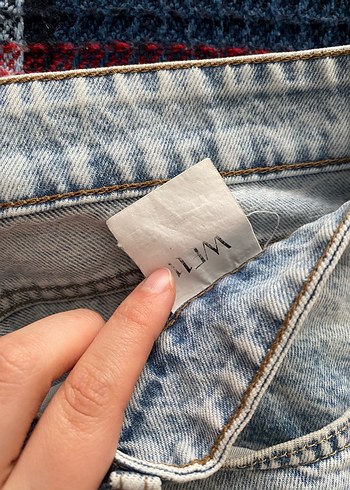 Gri Yırtık Detaylı erkek Denim Pantolon - Görsel 3