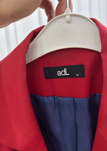 Düğmeli Kırmızı Kadın Blazer Ceket - Görsel 2