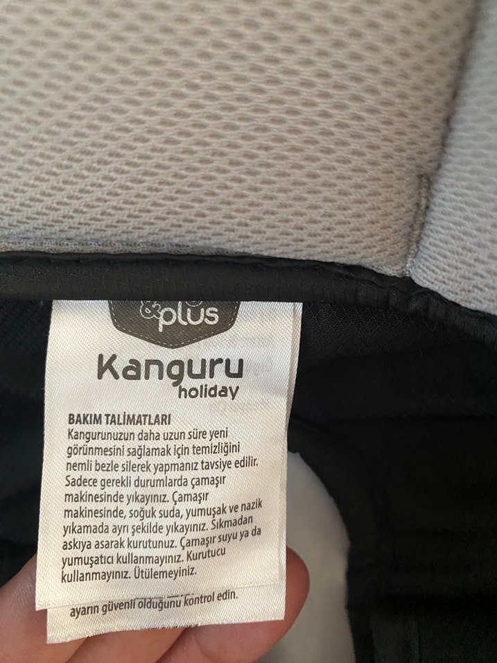 Siyah Baby Plus Bebek Taşıyıcı kanguru - Görsel 4