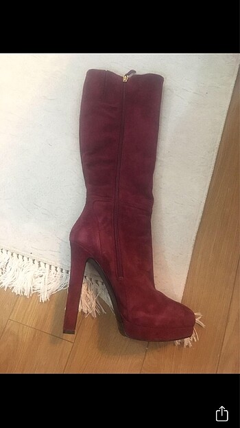 39 Beden bordo Renk Nine west çizme