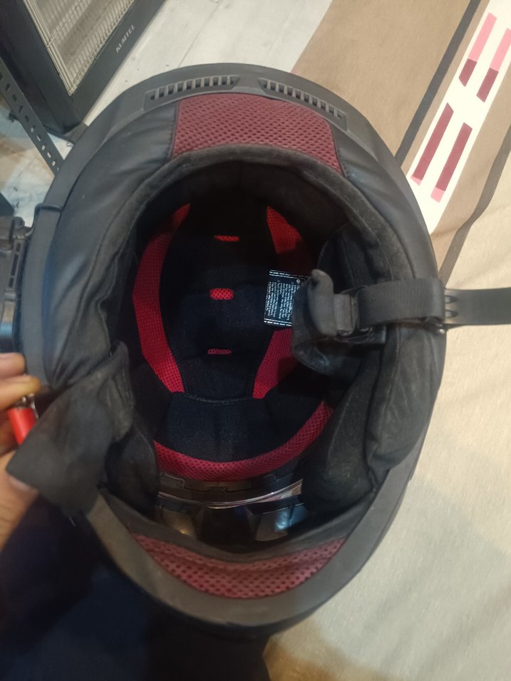 Kırmızı Baskılı LS2 Motosiklet Kaskı - Görsel 5