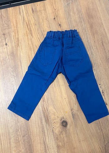 Erkek Çocuk Mavi Kemerli Kot Pantolon - Görsel 2