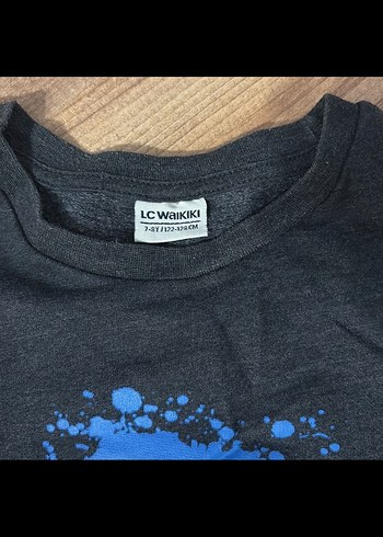 Baskılı Siyah Erkek Sweatshirt - Görsel 3