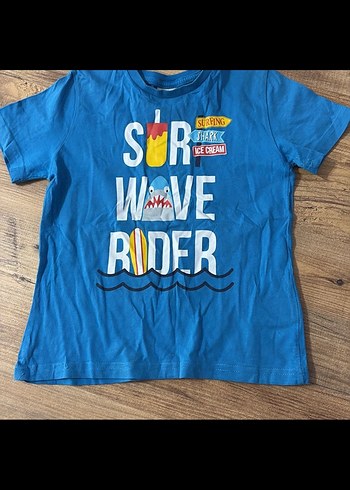 Erkek Çocuk Renkli Baskılı Kısa Kollu Tişört - Görsel 3