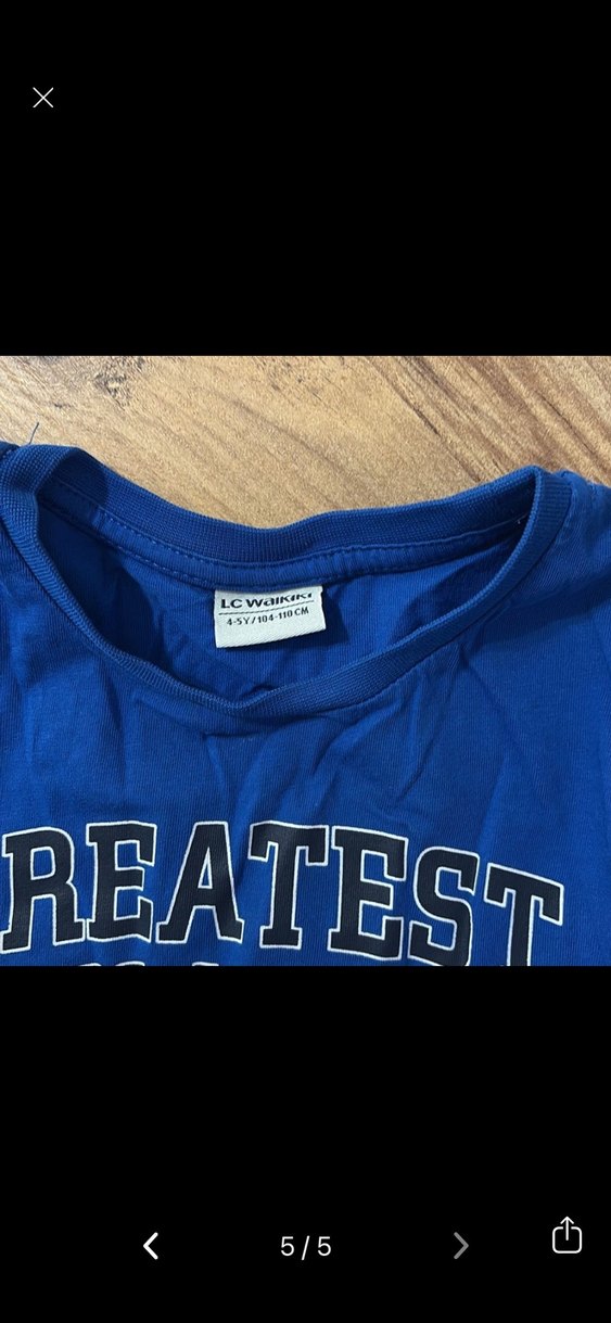 Erkek Çocuk Renkli Baskılı Kısa Kollu Tişört - Görsel 5