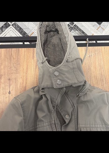 Yeşil Midi Street Style Erkek Mont - Görsel 6