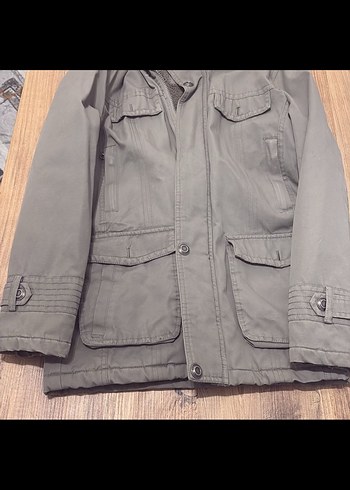 Yeşil Midi Street Style Erkek Mont - Görsel 3