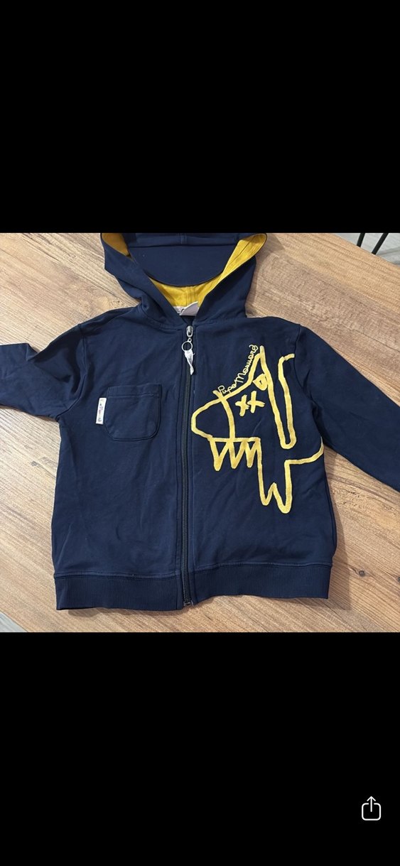 Kapüşonlu Fermuarlı Erkek Çocuk Sweatshirt - Görsel 3