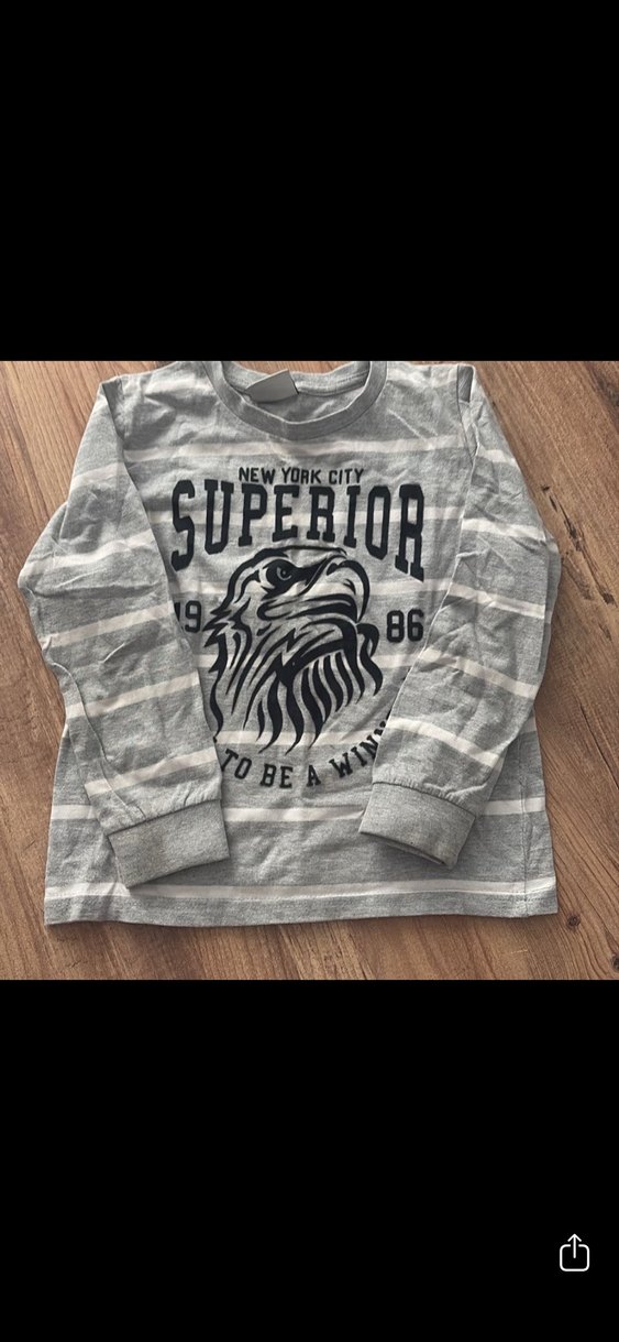 Gri Erkek Çocuk Baskılı Uzun Kollu Sweatshirt - Görsel 2